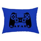 Fronha Azul Royal Travesseiro Personalizada Gamer Com Nome 1