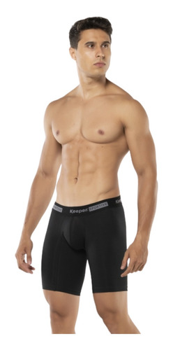 Cueca Box Boxer Masculina Adulto Anti Assadura Lonleg Lisa