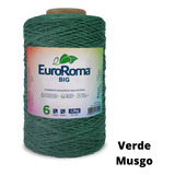 Euroroma Big Cone Colorido 4/6 - 1,8kg  1830m Verde Musgo