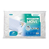 Almohada De Soporte Move Fibrasca, Color Blanco