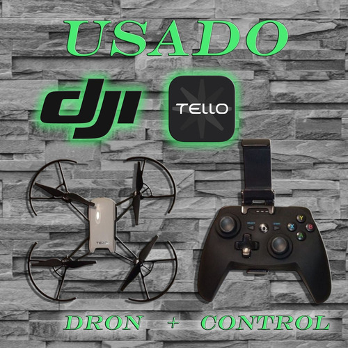 Dron Dji Tello+3 Bat. C/cargador+ Control+ Bolso+ Lente Vr