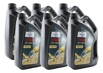 Fuchs 30 Liters Titan Gt1 Pro C-3 Sae 5w-30 Engine Oil 6 Lld