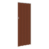 Puerta Plegable Playcon Mod Med 88 Ancho 244cm Alto Ajustabl Color Cerezo