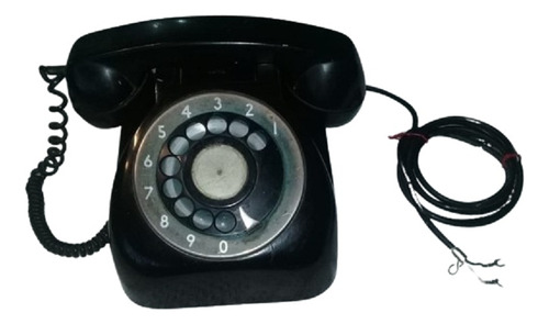 Telefono Entel Negro De Baquelita.sapo. Funcionando.vintage 
