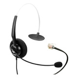 Teléfono Headset Diademo Monoaural Con Conector Rl9 Vbet Vt1000-omnirj9-03