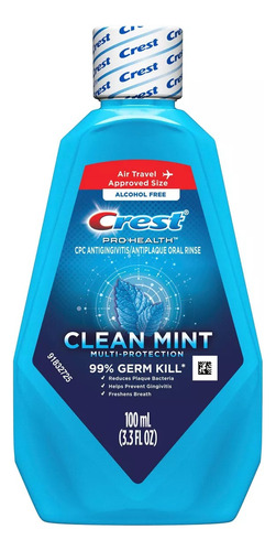 Crest Pro-health Multi-protection Clean Mint Travel 100 Ml 