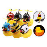 6 Pcs Patito Pato Casco Hélice Decoración De Coche Bici Moto