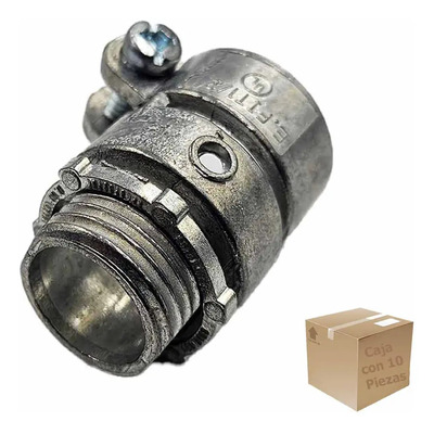 Conector Recto Argos Para Tubo Flexible 1\u002F2 Pulgadas 10 Piezas | MercadoLibre