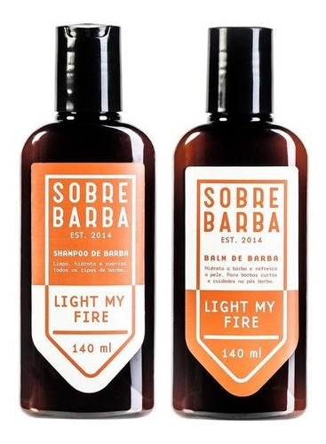 Kit -  Shampoo E Balm - Light My Fire - Sobrebarba