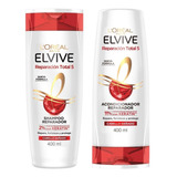 Shampoo Y Acondicionador Elvive Reparacion Total 5 400ml