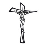 Crucifixo Grande De Parede 50cm De Altura Fino Acabamento