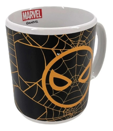 Set Dos Tazones Tazas Marvel Spiderman Ceramica Con Caja