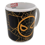 Set Dos Tazones Tazas Marvel Spiderman Ceramica Con Caja