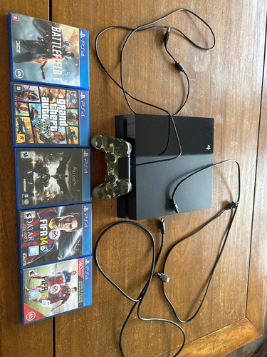 Playstation 4 Sony Usado Console + Jogos Originais