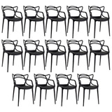 14 Cadeiras Allegra Ana Maria Cozinha Jantar Cor Da Estrutura Da Cadeira Preto