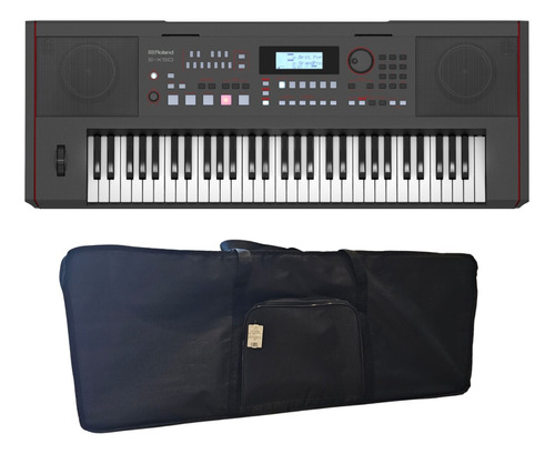 Teclado Roland Arranjador E-x50 Portátil Kit Com Capa Luxo