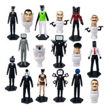 Figura Decorativa De Juguete Tv Man Audio Man De 17 Piezas