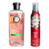 Kit Shampoo Herbal Essences Rosa Mosqueta 400ml + Musse 200g