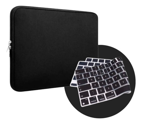 Kit Capa Para Macbook Air 13 Pol A2337 M1+ Película Teclado