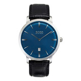 Reloj Hugo Boss Tradition Para Hombre Modelo 1513461 Color De La Correa Negro
