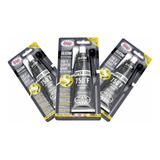 Kit De 3pz De Silicon Automotriz Gris Altas Temperaturas Sap