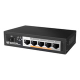 Switch Gigabit 4 Puertos Poe + 1 Puerto Uplink Glc + Sfp