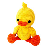 Juguete Tejido A Crochet Patito