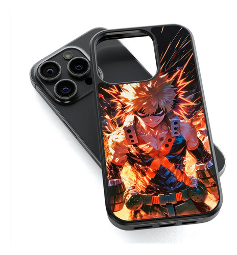 Funda Para Celular My Hero Academia Bakugo Full Front Anime Manga Super Heroe Para Dama Caballero Mama Papa Abuela Niña Abuelo Niño Mascota