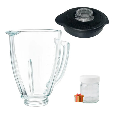Vaso De Vidrio Contemporaneo Con Tapa Para Licuadora Oster | MercadoLibre