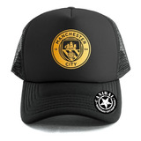 Gorras Trucker Manchester City Escudo Dorado Remeras Canibal