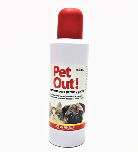 Repelente Para Perros Y Gatos. Pet Out. 160ml