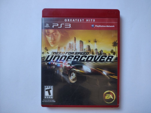 Need For Speed Undercover Greatest Hits Para Ps3 Fisico