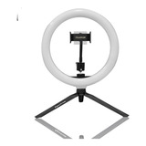 Iluminador Ring Light Portatil Mesa Spectrum Sp26 Led-deck Cor Da Estrutura Preto