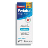 Enxaguante Bucal Periotrat Menta 250ml Sem Alcool = Periogar