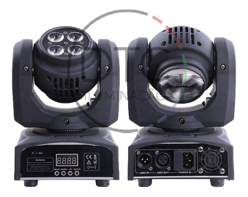 Moving Led Double Face 2in1 Beam 12w + Wash 48w Dmx Strobo