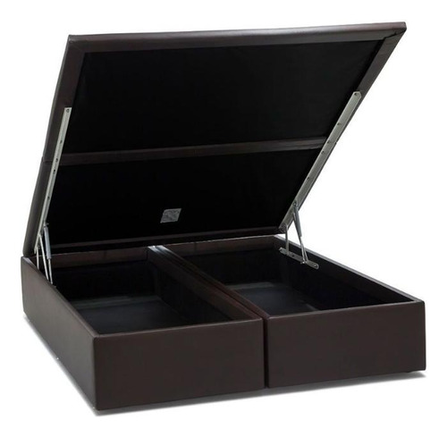 Cama Box Baú Queen Universal Courano Brown (158x198x35) - O