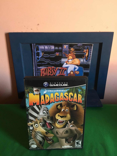 Nintendo Game Cube Madagascar Capa Do Jogo
