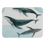 Mouse Pad Ballena Arte De Animales - 17cm X 21cm D7