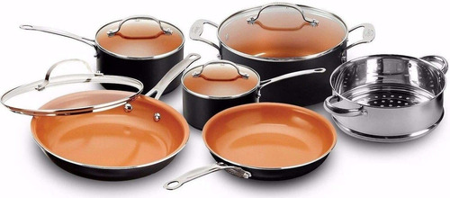 Gotham Steel Pots And Pans Cookware Set W/ Ceramic Coating