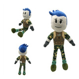 Roblox Muñeca Capitán Camuflaje Peluche Niños Juguete 38cm