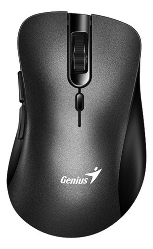 Mouse Genius Ergonómico Inalambrico Silencioso 8100s Negro