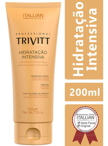 Hidratação Intensiva Trivitt  200g Original Itallian