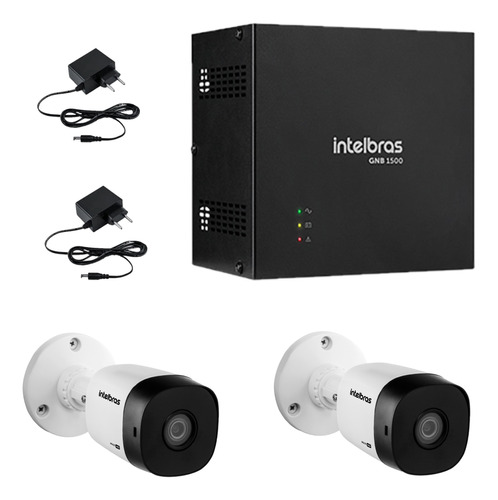 Kit Nobreak Senoidal Portão 220v Câmera Vhd 2mpx Fonte 12v