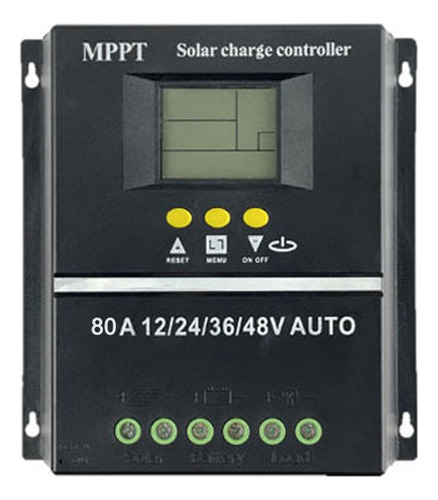 Controlador De Carga Solar 80a Mppt/pwm 12v/24v/36v/48v Auto