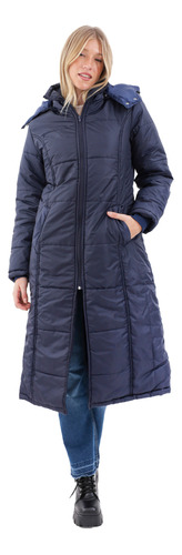 Campera Nueva Larga Impermeable Rompeviento Mujer  Lleruc