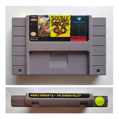 Double Dragon V The Shadow Falls Snes Super Nintendo 