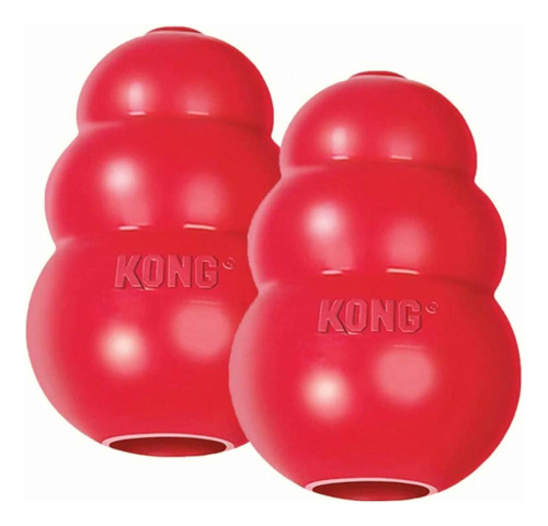 Kong Juguete Clásico Mediano Para Perro, Rojo, Mediano,