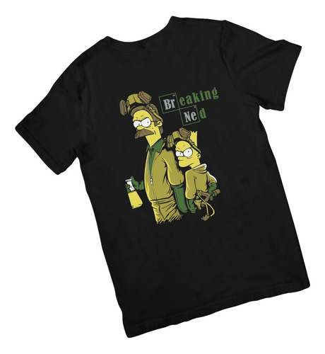 Playera Negra Breaking Ned