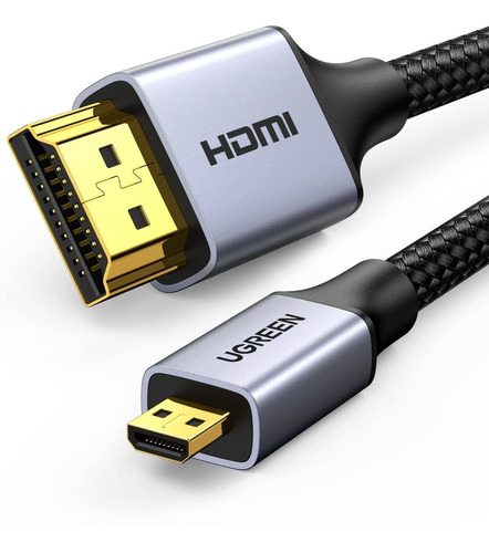 Cable Micro Hdmi A Hdmi De 6.6 Pies 4k 60 Hz, Carcasa D...