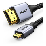 Cable Micro Hdmi A Hdmi De 6.6 Pies 4k 60 Hz, Carcasa D...